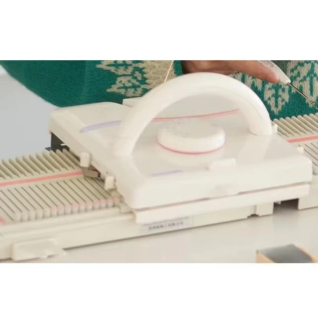 

Ручная вязальная машина LK150 Jacquard 3.9G 6.5мм средней толщины для начинающих, для домашнего использования, абсолютно новая