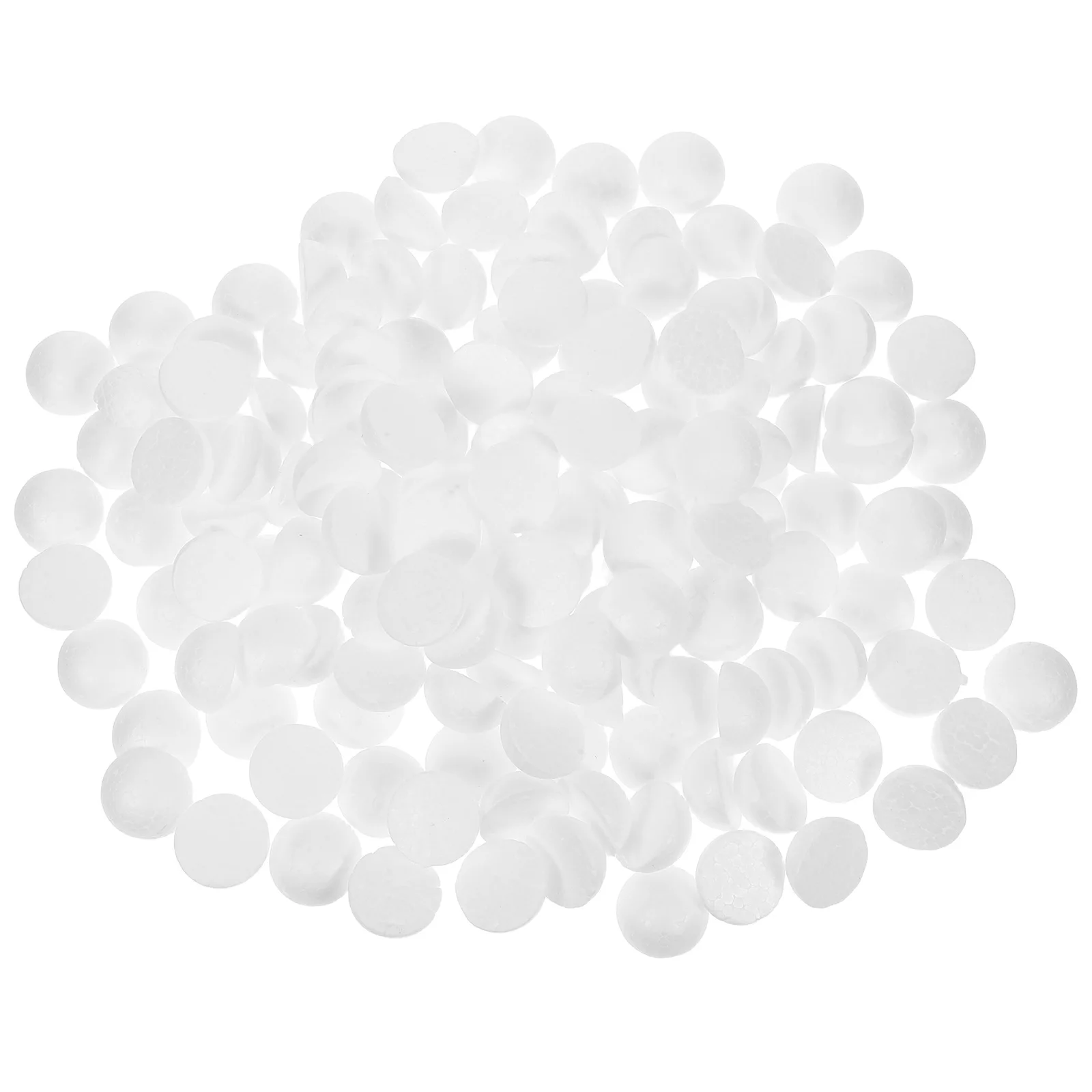 

200 pcs Semicircle Ornament Balls Half Round Foam For Diy Craft Flower Arrangement Decorative Projects Holiday Celebrations