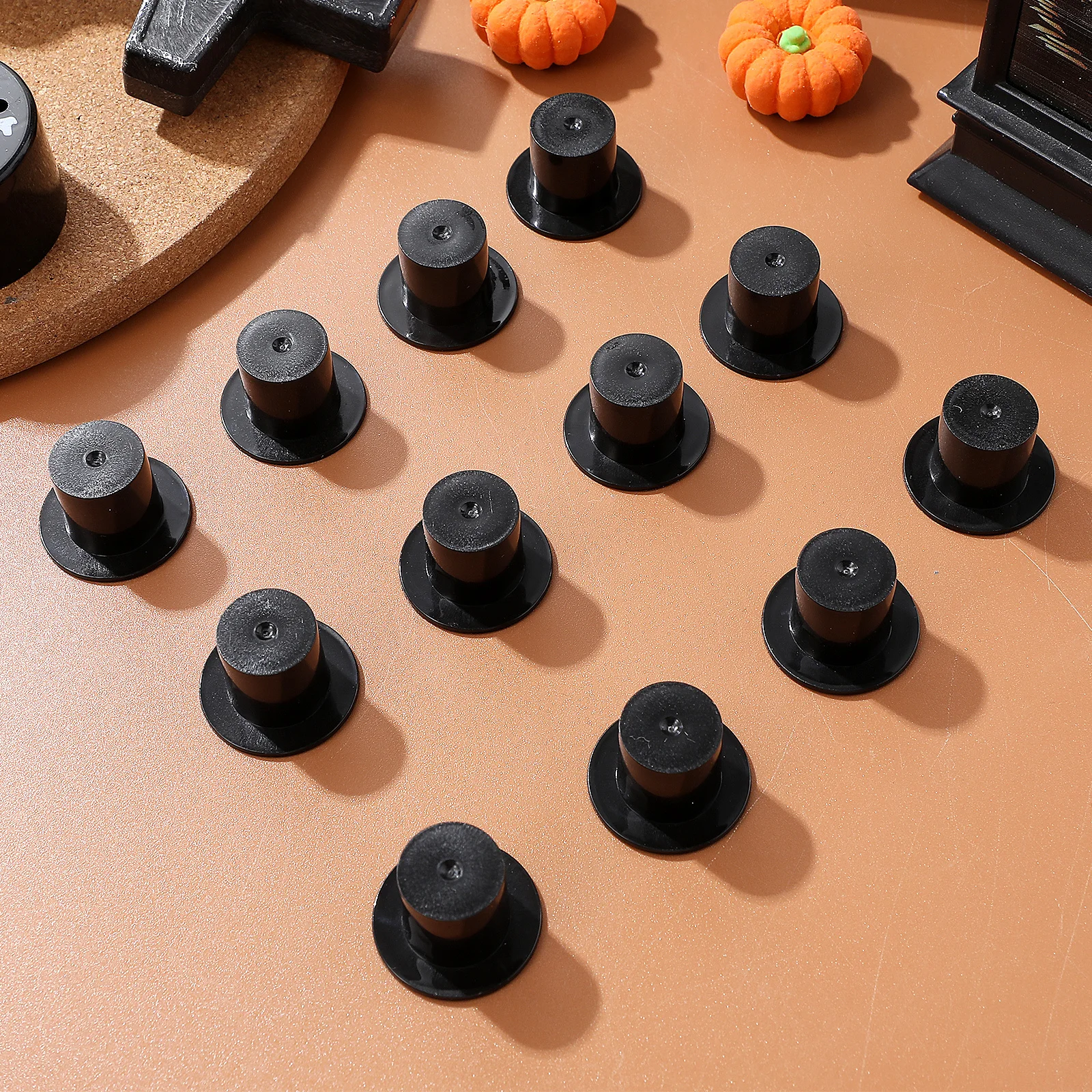 

50Pcs Delicate Miniature Hats Christmas DIY Decorative Tiny Hats Comfortable for Handmade Accessories