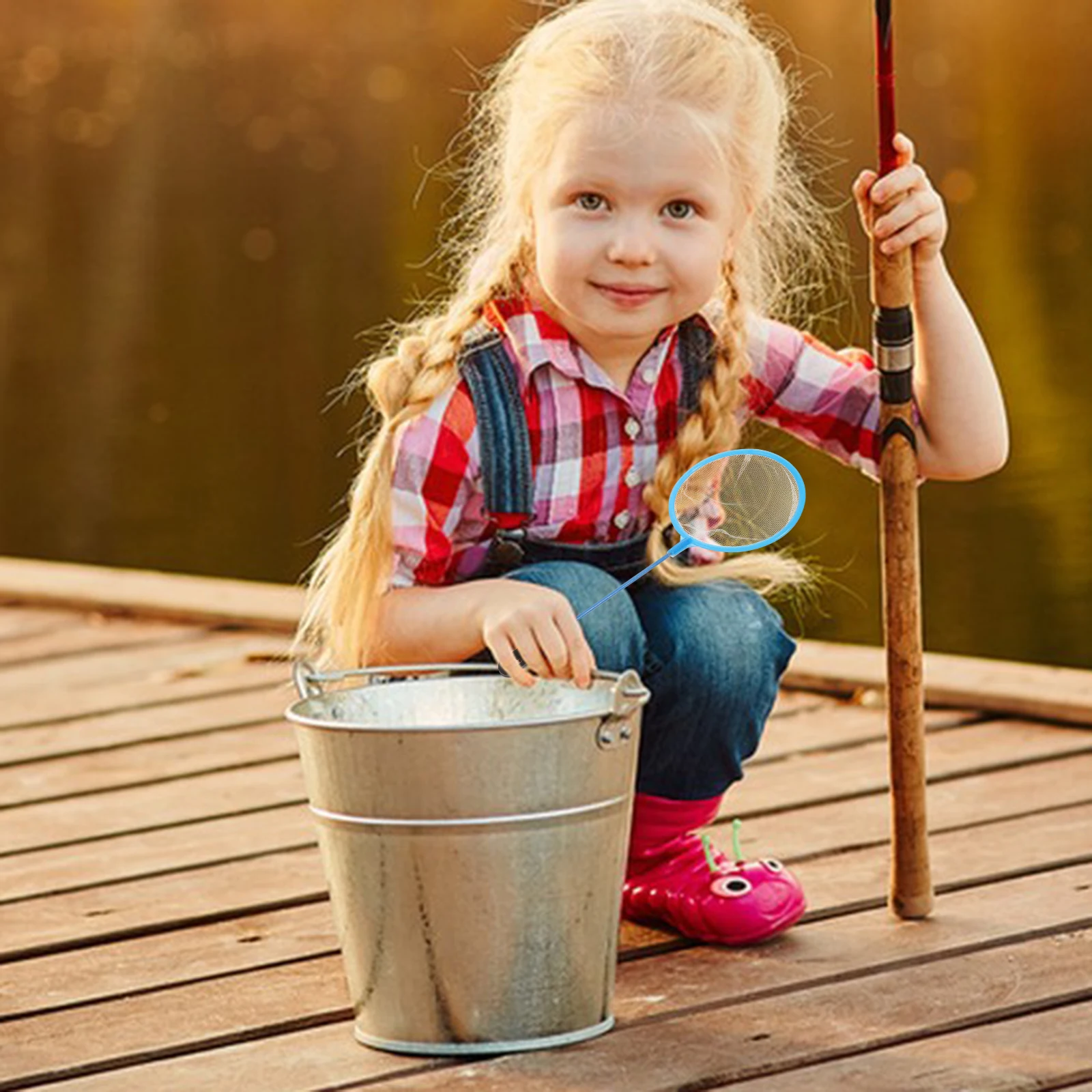 

30Pcs Fish Net Nylon Handle Fish Tank Cleaner Skimmer Mesh Net for Aquarium Debris Waste Removal Fishing Landing Tool