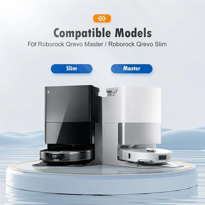 LICE-Vacuum Accessories For Roborock Qrevo Master/Qrevo Slim Robot Cleaner Parts Main Side Brush Filters Mop Pad Dust Bags