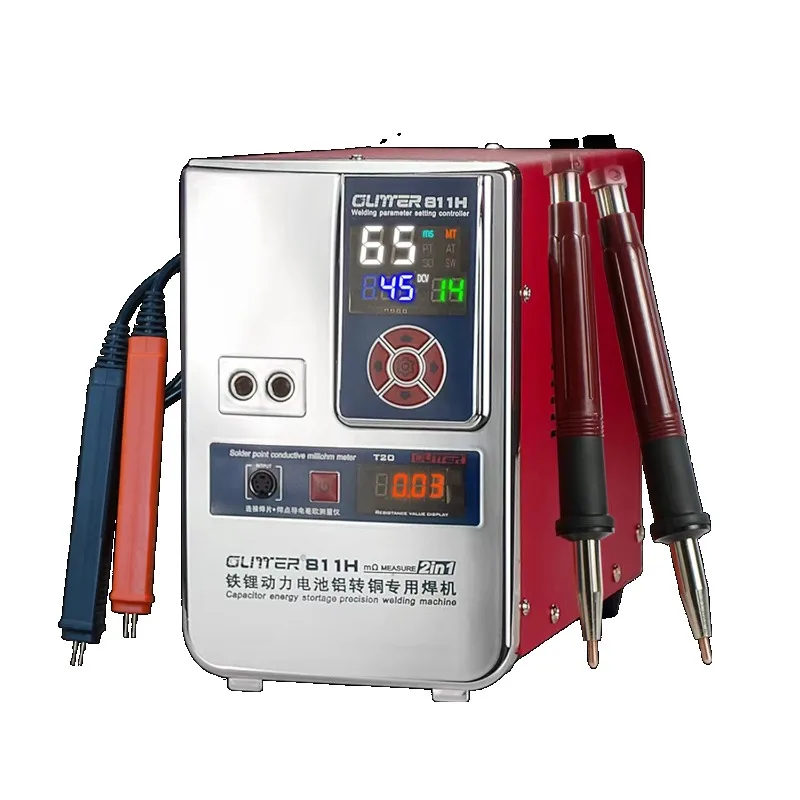 811h 42kw 700A Output Aluminum to Copper/Nickel Iron Lithium Battery Spot-Welder