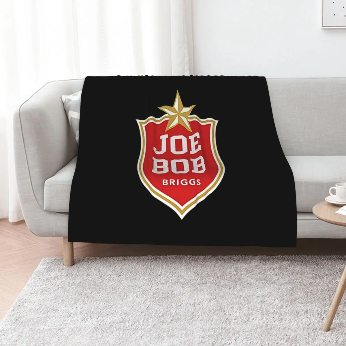 

Joe Bob Lone Star Drive-In T-Shirt Throw Blanket Soft Sherpa Fleece Warm Blanket for Winter