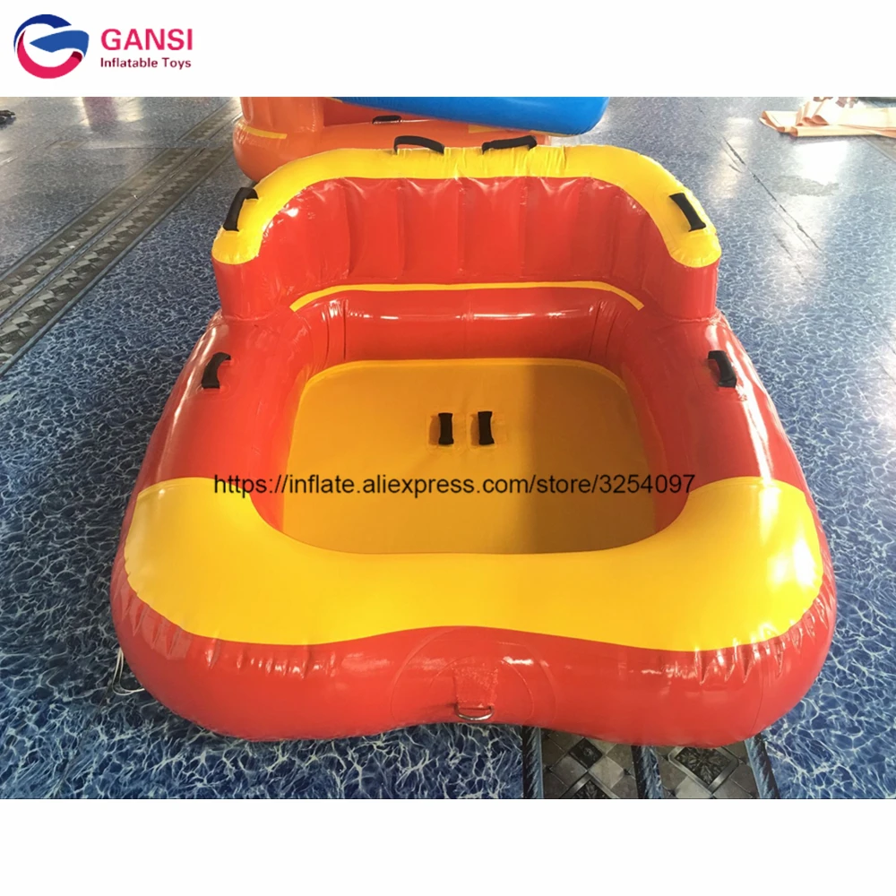 

Water Park Inflatable Water Boat For Kids 60Cm Diameter Cute Inflatable Flying Boat Sofa Boats For Sale