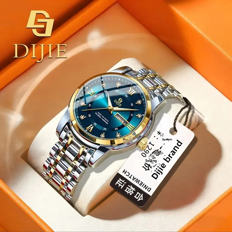 Best-selling High-End Business Casual Versatile Quartz Watch with Pointer Dial 30mm Dial Stainless Steel Band Alloy Case