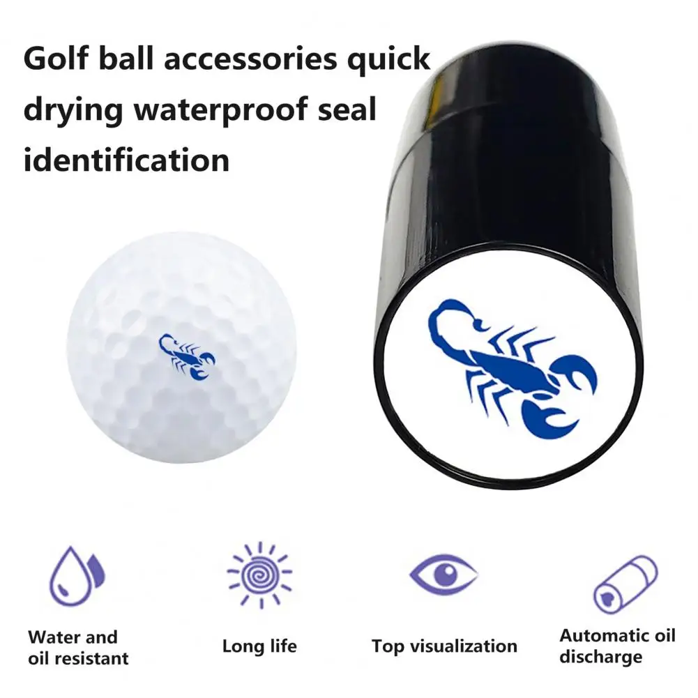 Golf Ball Stamp Golf Ball Marker Golf Ball Drawing Marker Golf Ball Stamp Quick Identification Of Ball Golf Accessories