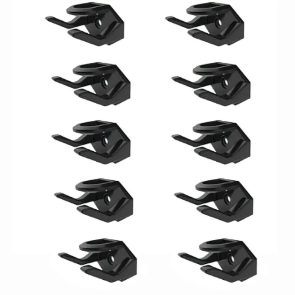

10Pcs Multipurpose Plastic Hat Display Hooks Self Adhesive Space Saving Baseball Cap Storage Rack Wall Mounted Hat Holder Store