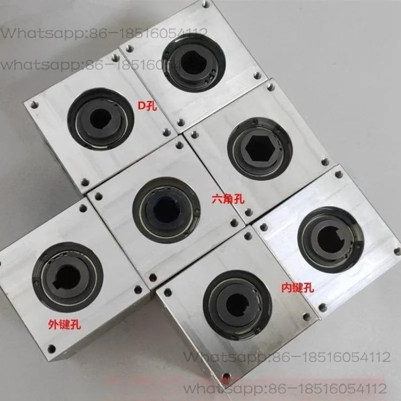 Small Bevel Gear Rotator 90 Degree Speed Ratio 1:1 Right Angle Transmission Reversing Gear Box Shaft Hole Keyway/hexagon