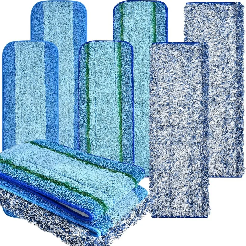 Compatible with Bona mop cloth cleaning pad, adhesive dust removal pad, dry and wet flat fiber mop head accessories