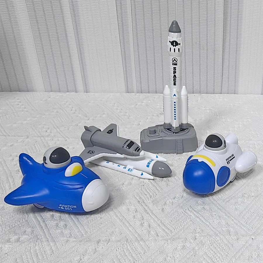 

Детский набор игрушек Space Series, вмещает запуску авиационных ракеток, космический корабль + пресс-космический корабль, игрушечная машинка-ракета
