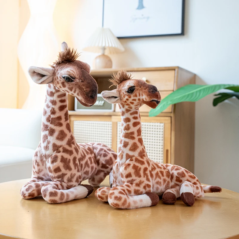 1Pc 25/30CM Lovely Simulation Giraffe Plush Toys Cute Animal Giraffe Dolls Stuffed Soft Toy Kawaii Birthday Christmas Gifts