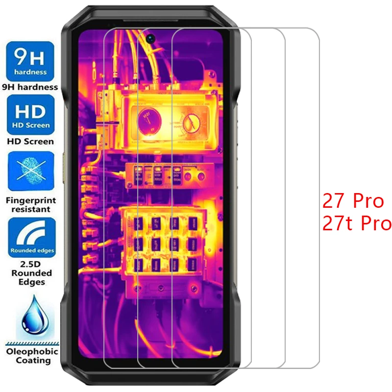 screen protector for ulefone armor 27 27t pro protective tempered glass on armor27 armor27t 27 t 27pro 27tpro phone film glas