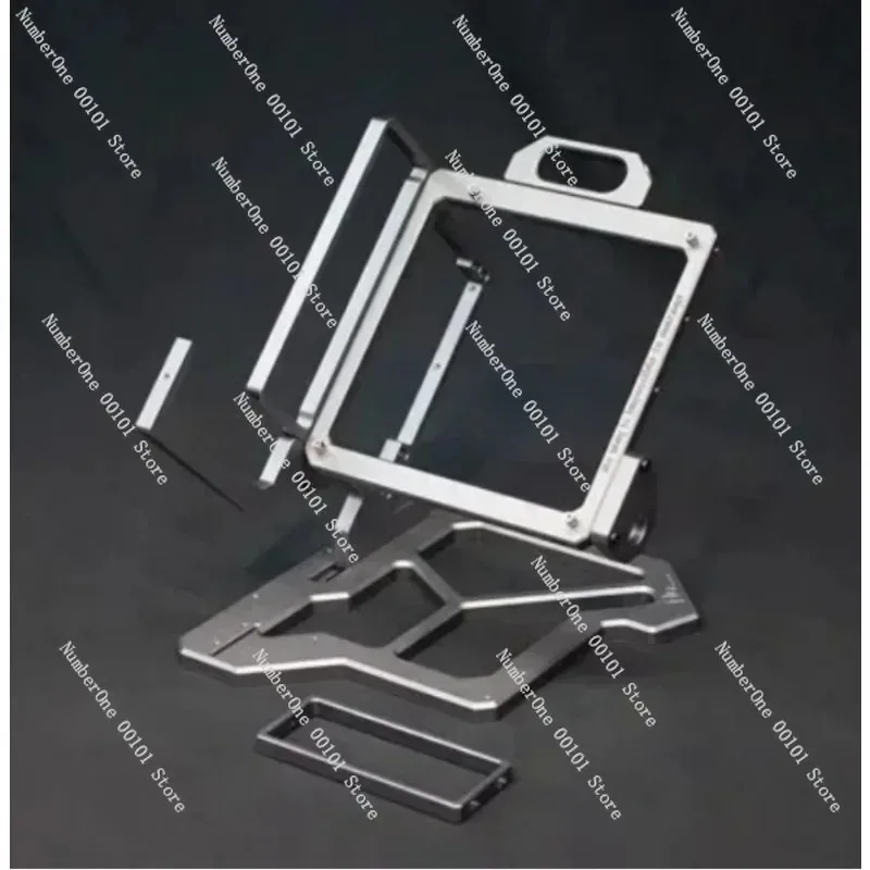 For Monster Studio A45 Open ITX Chassis, Mini Aluminum PC Case SFF Open Air Frame Computer Motherboard Chassis