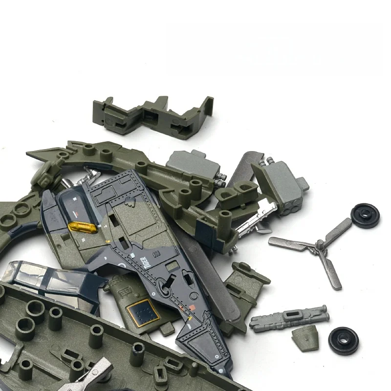 1/72 Scale Military Series EC-665 Eurocopter Tiger Gunship Building Blocks Glue Free Attack Helicopter Model Toys For Xmas Gifts - view 5