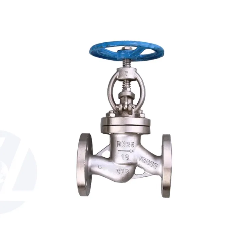 

304 Stainless Steel Flange Globe Valve J41W16 National Standard High-temperature Steam Thermal Oil Plunger Type