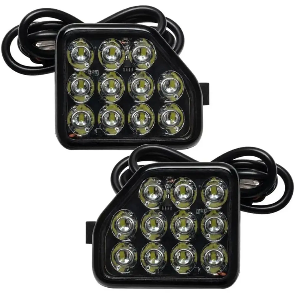 

Lighting 5874-504 Rear Bumper LED Reverse Lights fits 2018 2024 Wrangler JL - Over 1000+ Lumens, Clean Design with OE Fitment