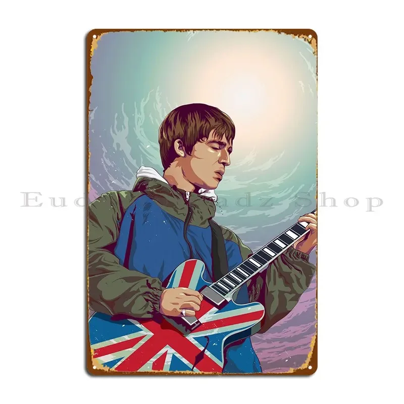 Noel Gallagher Metal Plaque Poster Create Wall Create Funny Kitchen Tin Sign Poster