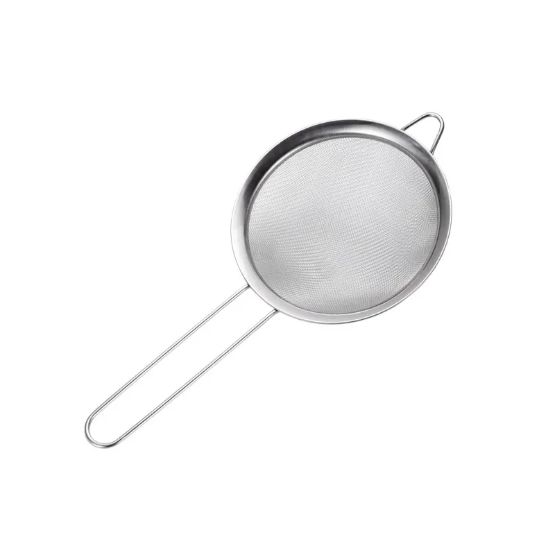 Stainless Steel Strainers Wire Fine Mesh Oil Strainers Flour Colander Sieve Sifter Filter Baking Kitchen Accessories