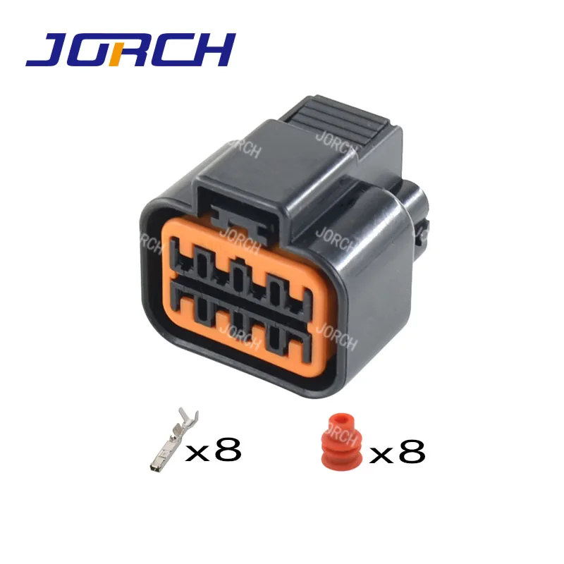 KUM Series 8 Way Housing Male Female Waterproof Black Auto Connector PB621-08020 PB625-08027