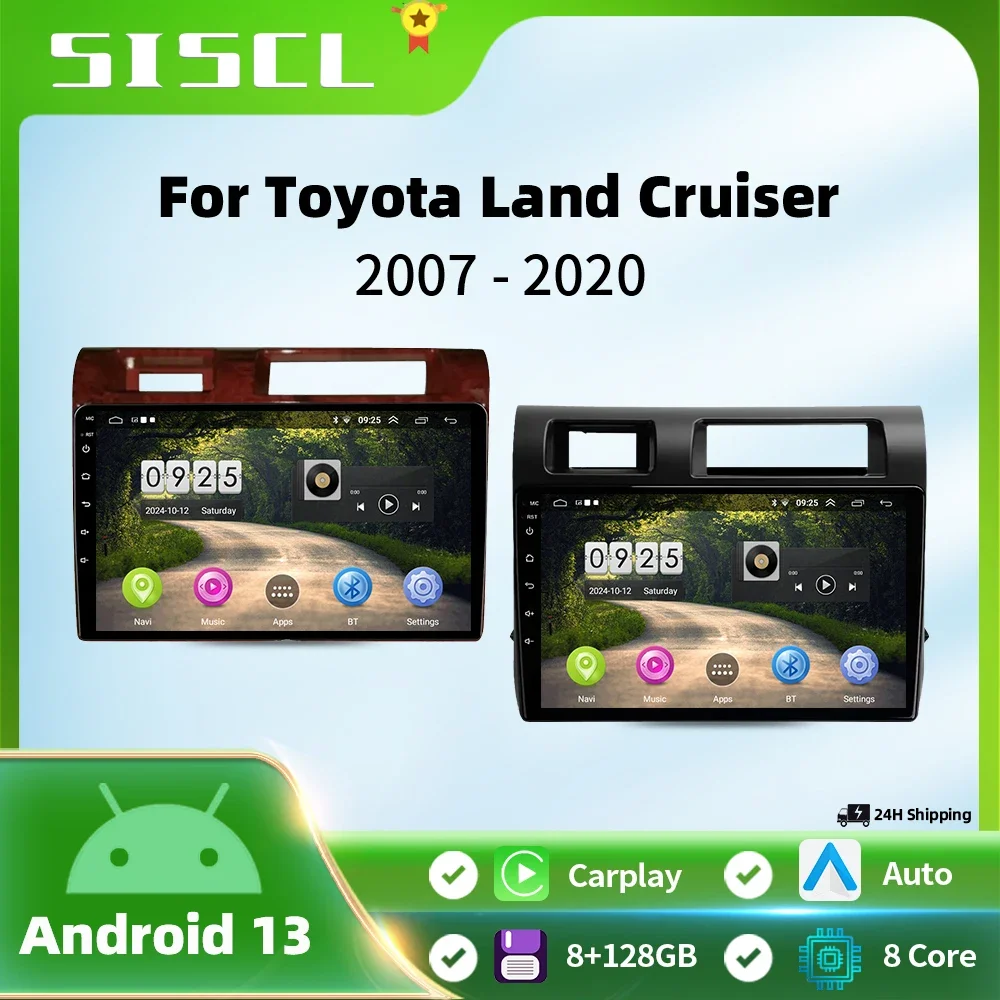 

Автомагнитола 9 дюймов для Toyota Pickup Land Cruiser LC 70 79 Series 2007-2020, Android 16, беспроводной CarPlay, мультимедийная система