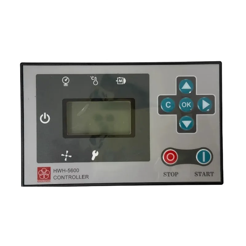 Red five-ring screw air compressor controller panel HWH-5600 computer version mo-nitor