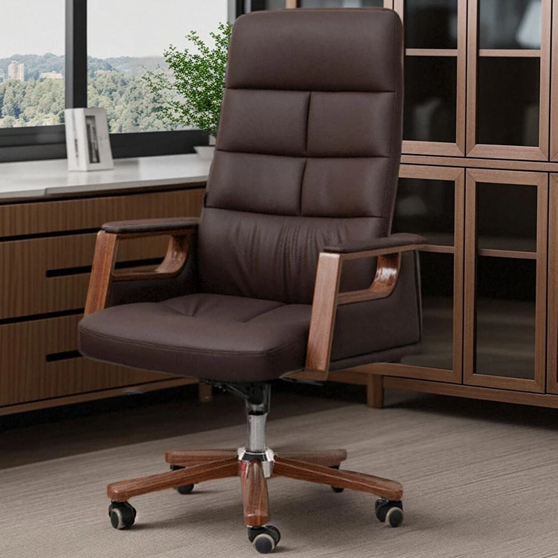 Tall Rotating Support Office Chair Armpad Stretch Black Home Accent Office Chair Nordic Luxury Cadeiras De Escritorio Furniture