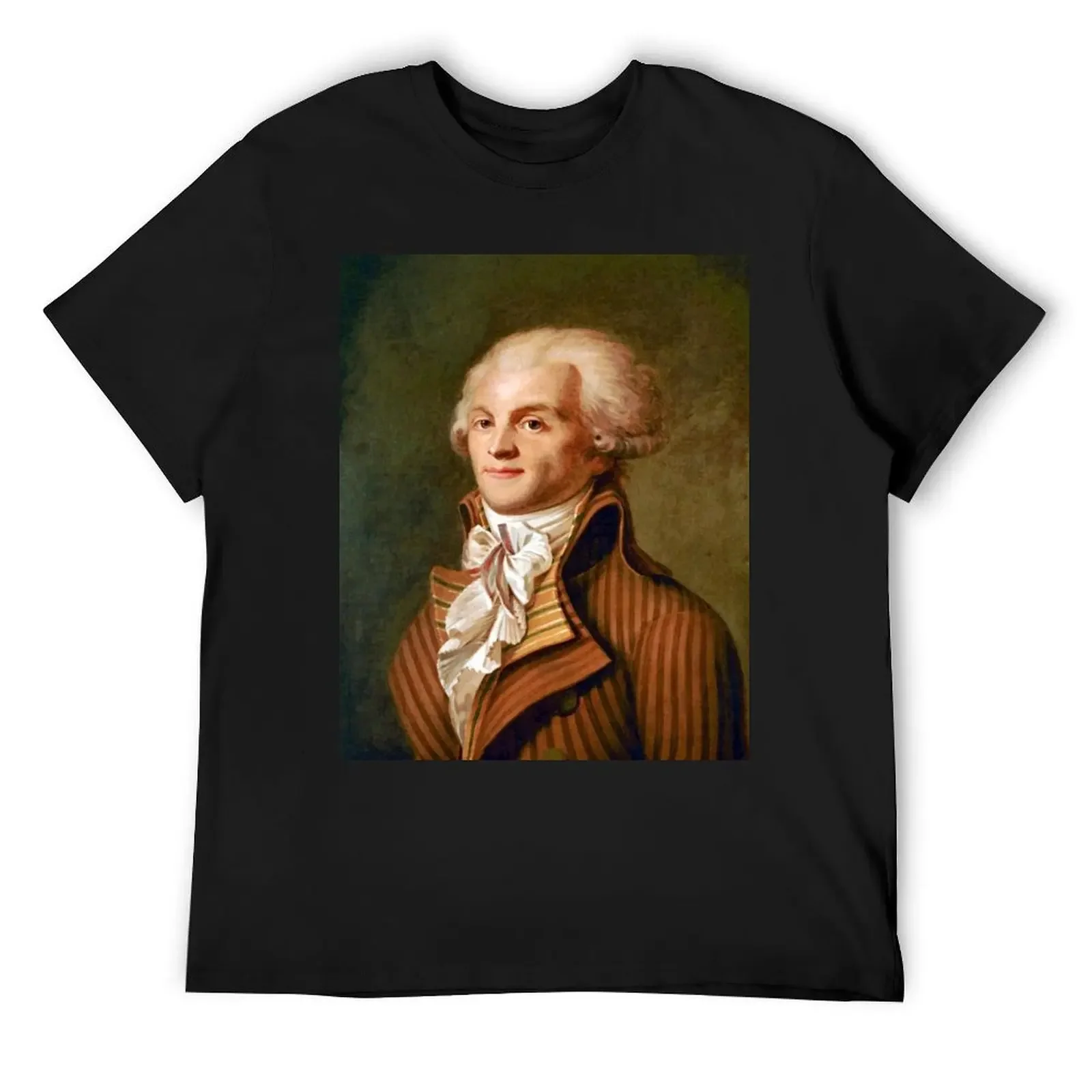 Maximilien Robespierre T-Shirt oversizeds plus sizes man clothes summer top t shirts for men graphic