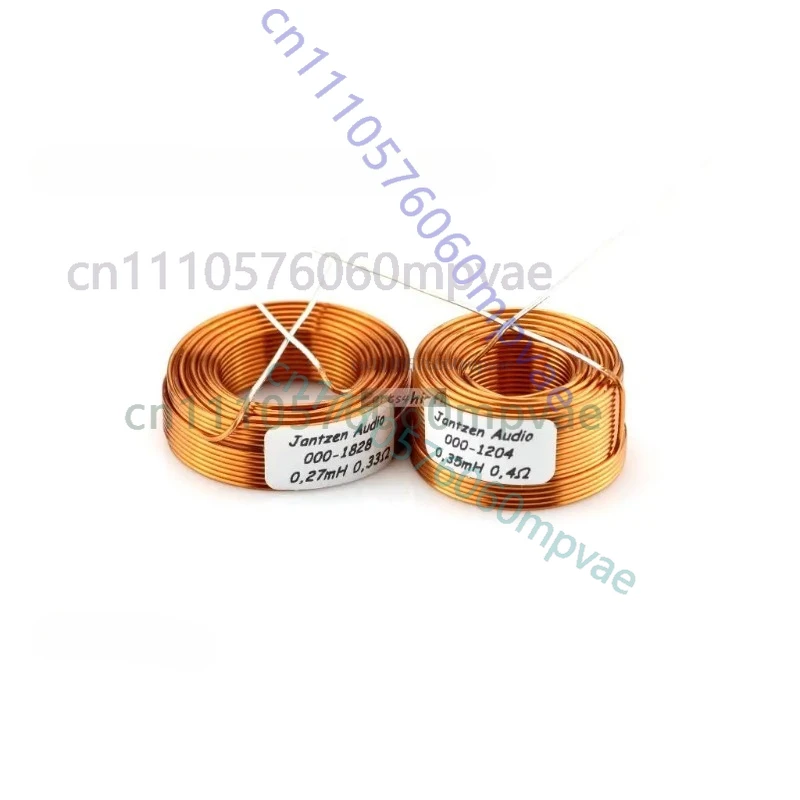 1pcs/lot Denmark Jantzen 4N oxygen free copper hollow frequency division inductance coil 0.8mm series