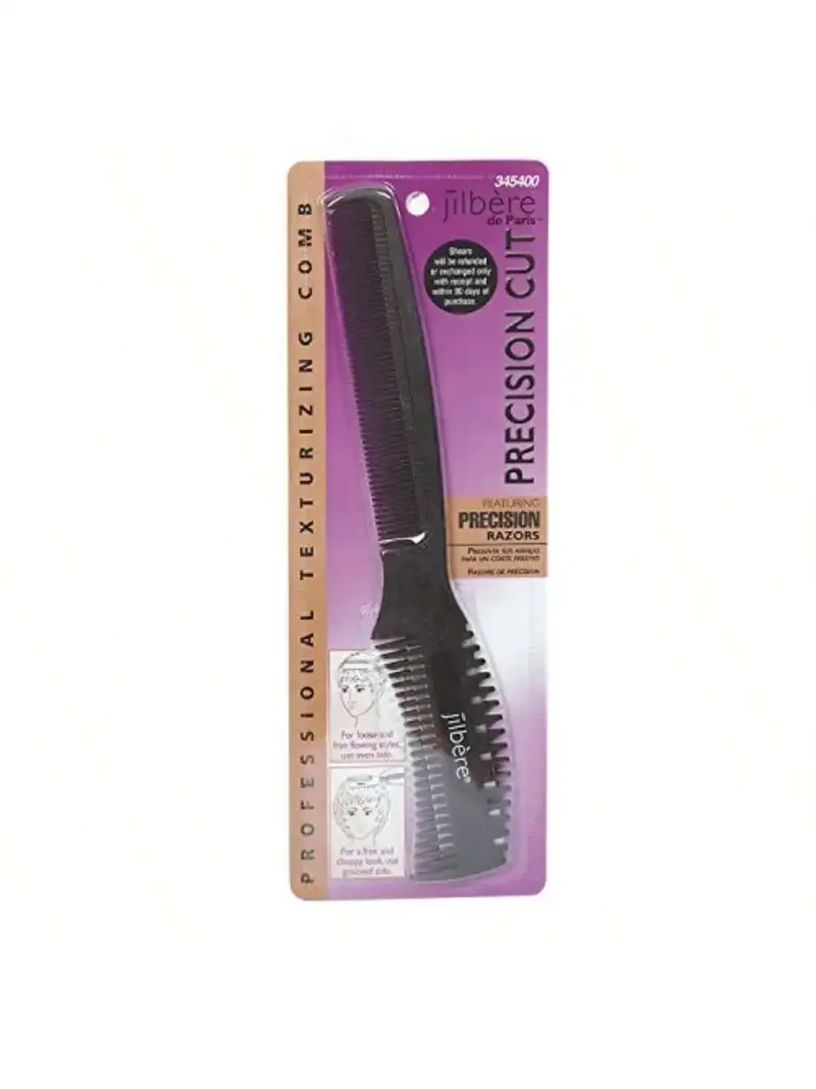 

Professional Texturizing Comb With Precision Razors For Thinning And Volume