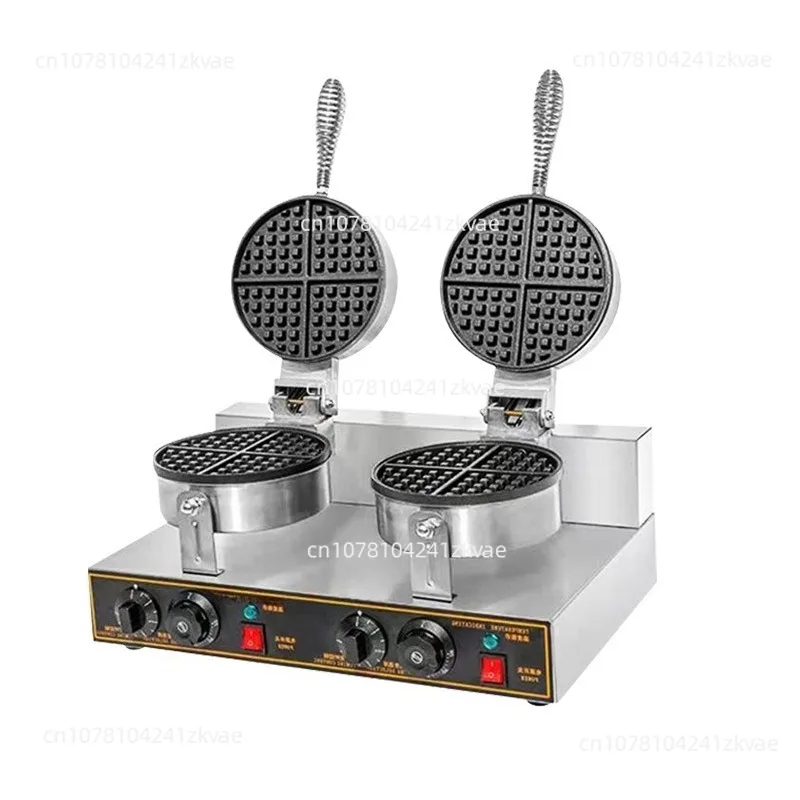 Commercial Double Head Cake Machine Electric Heating Single Equipment Two Sides Heating Muffin Pancake Machine