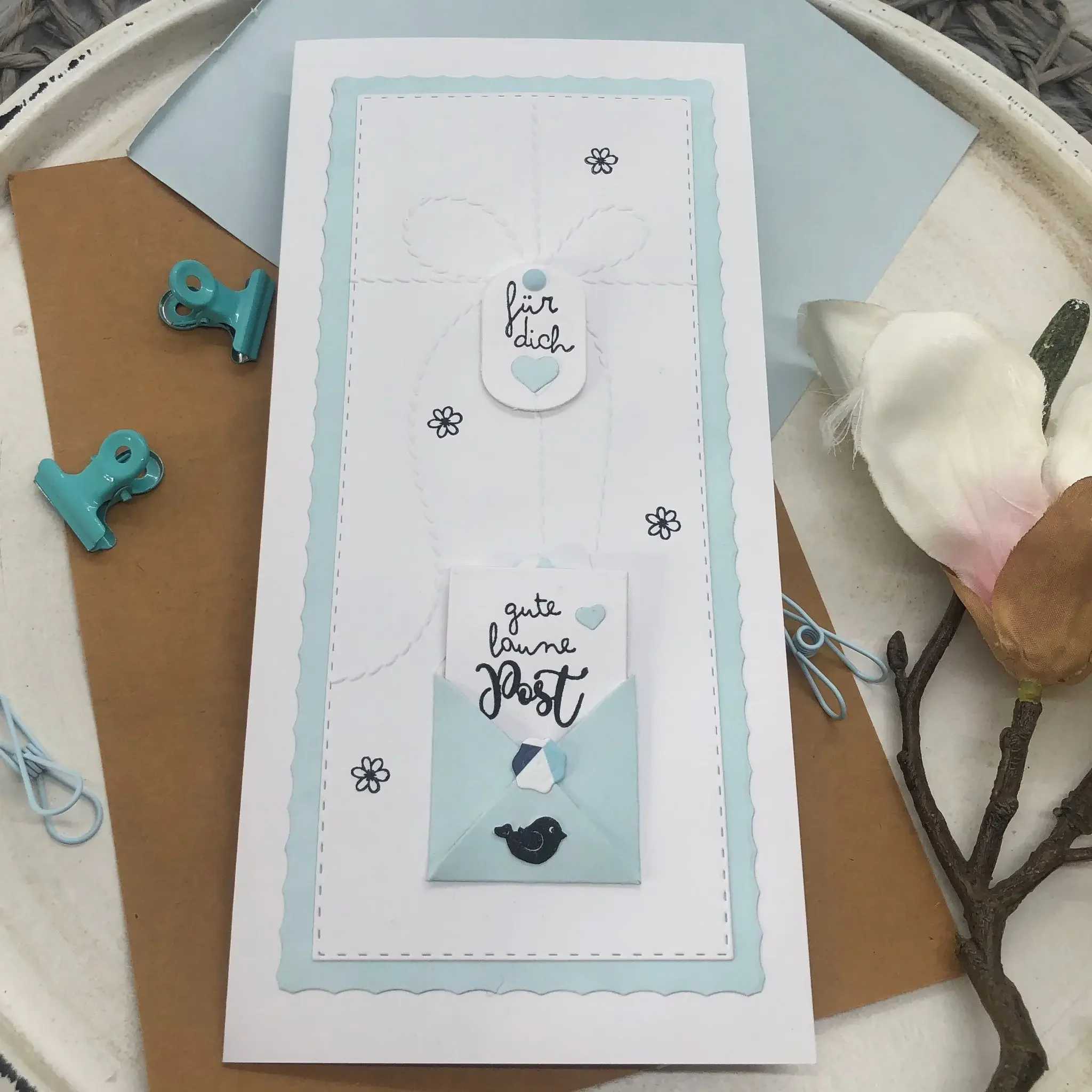 Card with Lines and Hearts Metal Cutting Dies Scrapbook Diary Decoration Stencil Embossing Template DIY Greeting Card Handmade