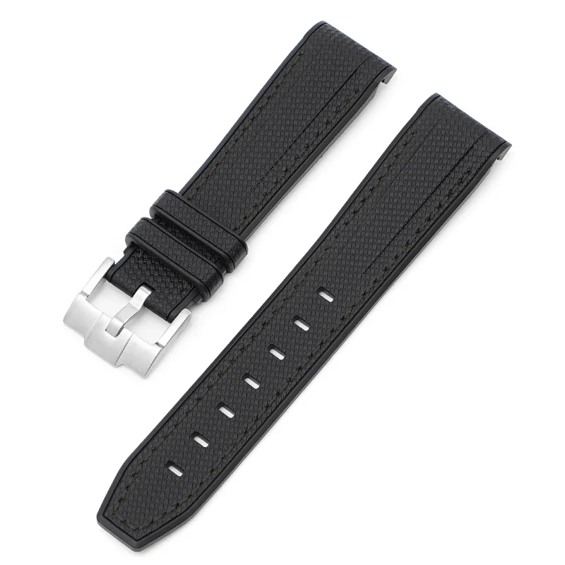 Silicone Strap Submariner Outdoor Waterproof Upgrade Famous Watch Strap Professional Arc Mouth 20MM