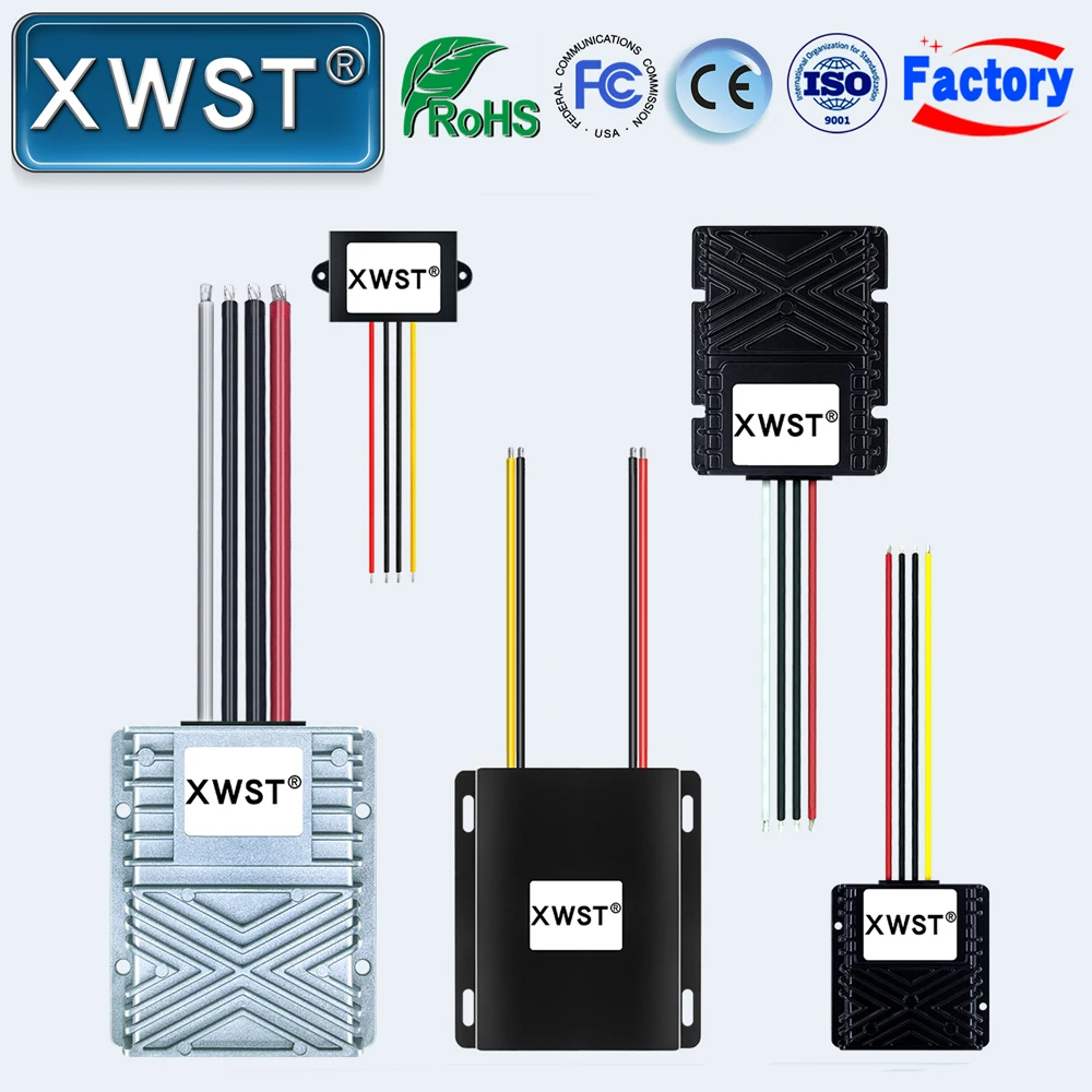 

XWST 12v to 24v DC to DC Converter Step Up Module 1A 3A 10A 15A 20A 30A 40A 50A Booster Voltage Power Regulator for Cars Solar