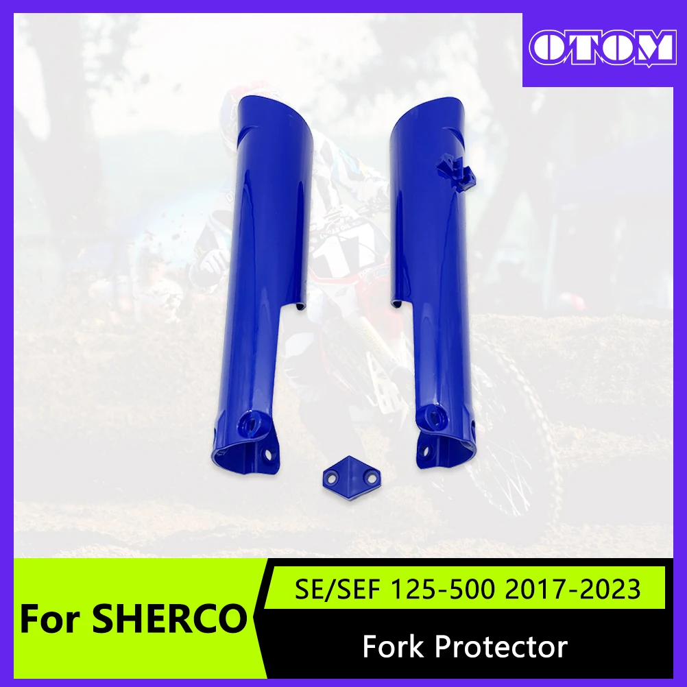 OTOM Motocross Fork Protector Set White Plastic for Sherco SE/SEF 125-500 2017-2023 Motorcycle Accessories