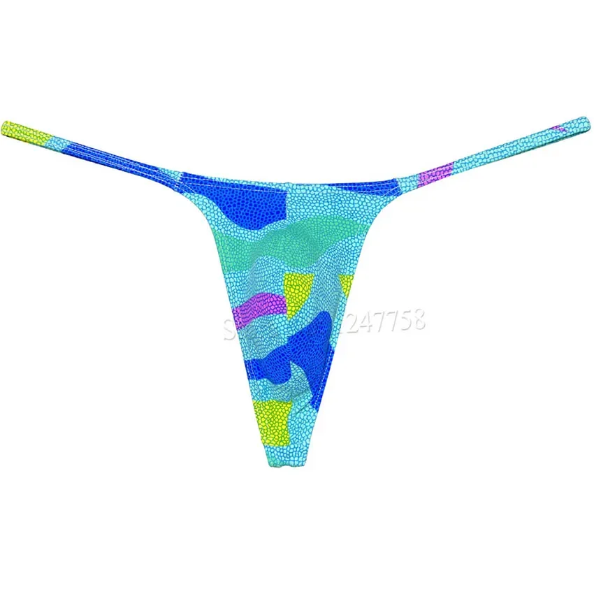 Men's Slim Pouch String Thong Underwear Penis Pouch Male Bikini Swim String Jockstrap Tangas