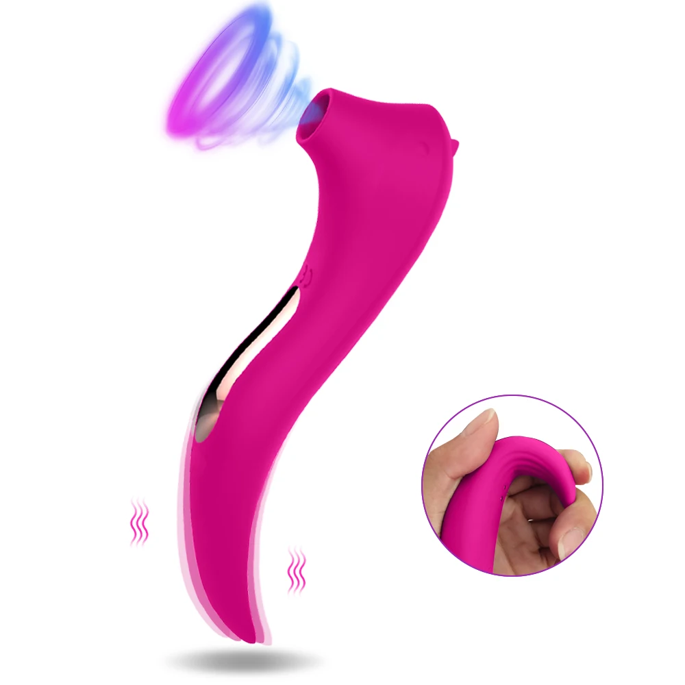 Powerful Sucking Dildo Vibrator Female Clit Clitoris Sucker Vacuum Stimulator G-Spot Vibrating Adults Goods Sex Toy for Women