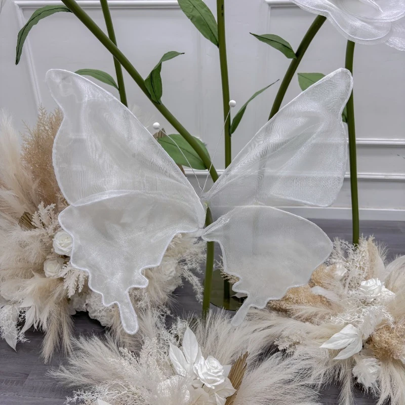 Customized Giant Rose Set Wedding Artificial Flower Ornament Large Romantic Rose Props Handmade Paper Flowers