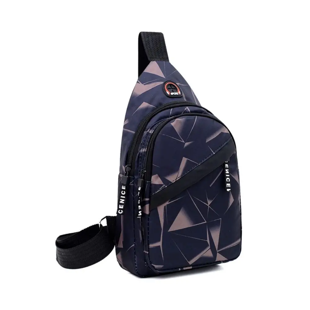 Men Women 2-Layer Chest bag Fashion Travel Outdoor Cross Body Bag Multipurpose Gift Shoulder Sling Backpack