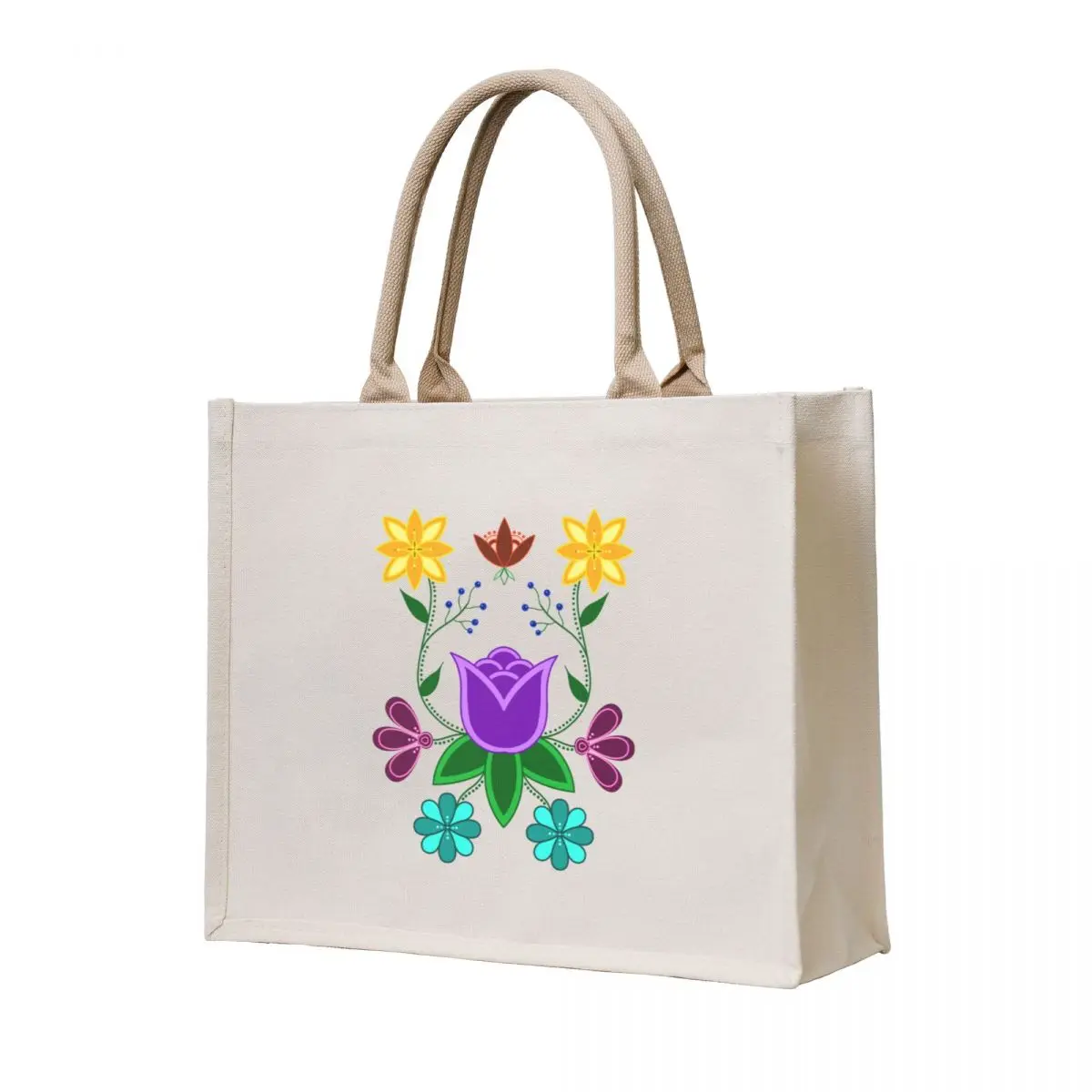 

Floral Tote Bag custom bags custom tote bag cloth bag woman shopper women canvas