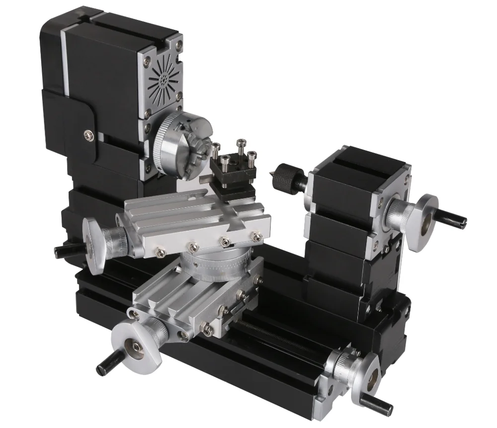 Mini Lathe Machine DIY Big Power Lathe Mini Metal Spinning Lathe TZ20002MRP.