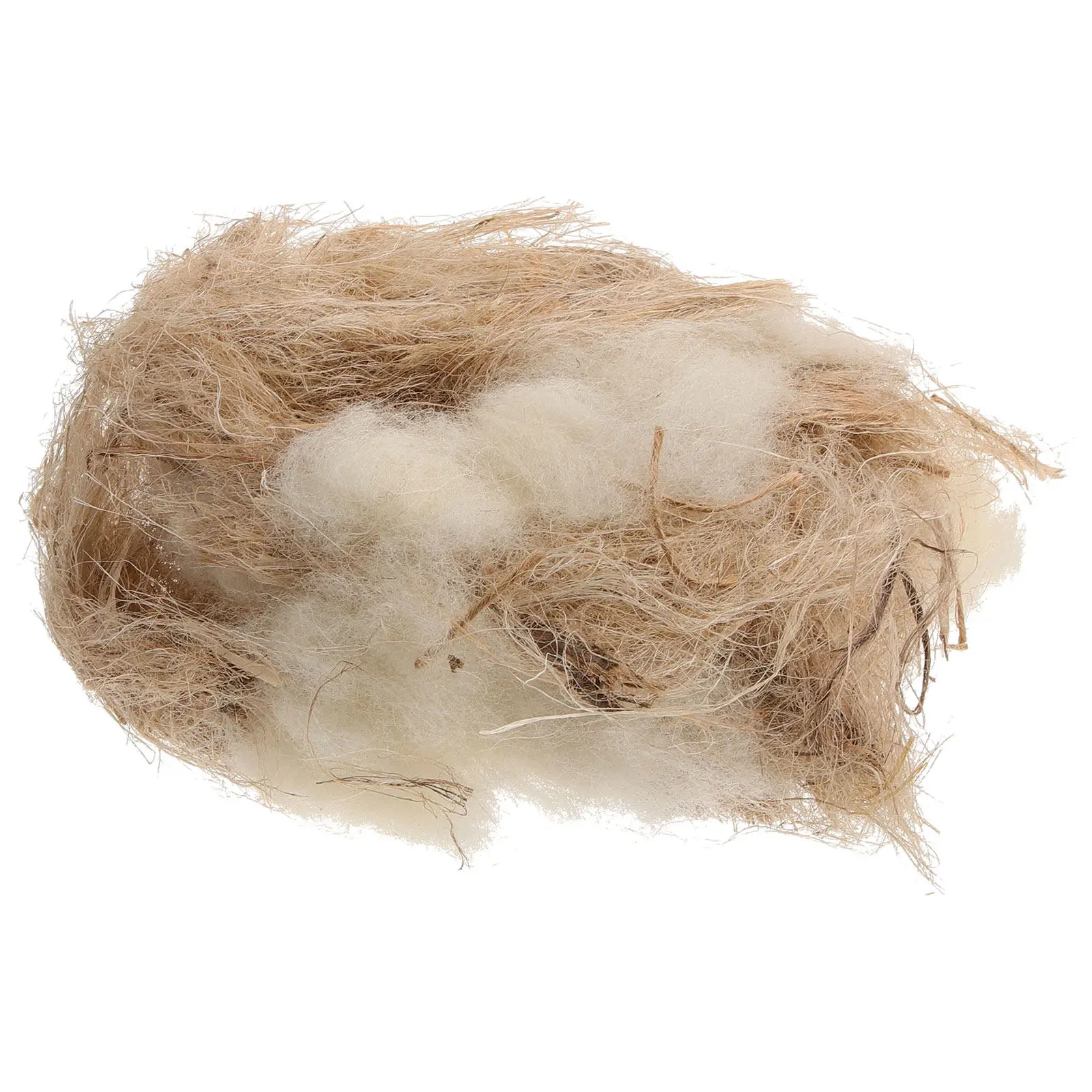 1Pack Bird Nesting Material Natural Jute Silk Hemp Rope Wool Cotton Bedding Soft Nesting Supplies for Birds Hamsters Rabbits