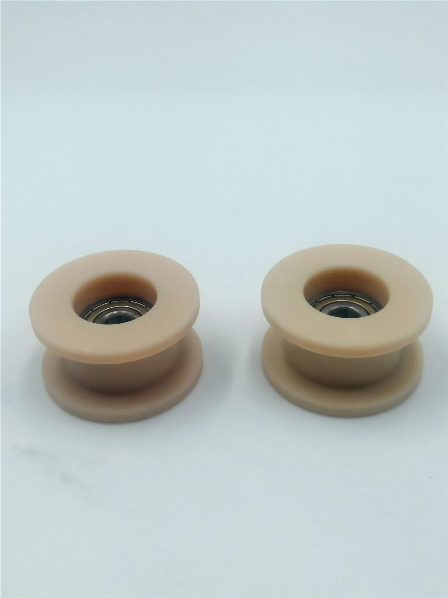 2Pcs for Plastic-coated Pulley Belt H-shaped I-shaped D10 Injection Molding Machine Safety Door Roller Square  10 * 56 * 31mm