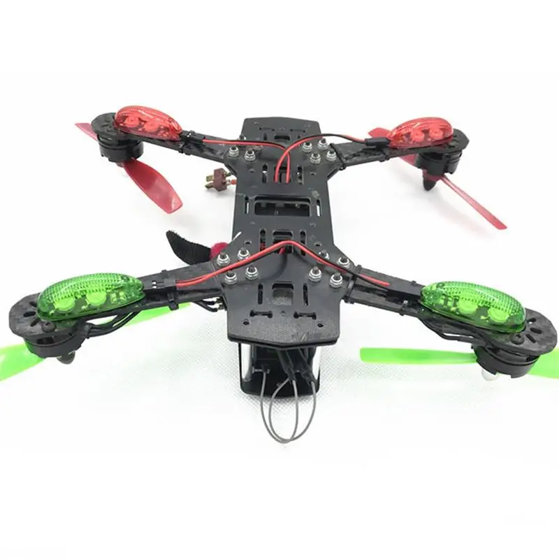 RC Drone 3W 5V/12V Rosso/Verde/Bianco/Blu Luce notturna di navigazione intelligente con kit cavi Pezzo di ricambio per RC Racing Drone FPV