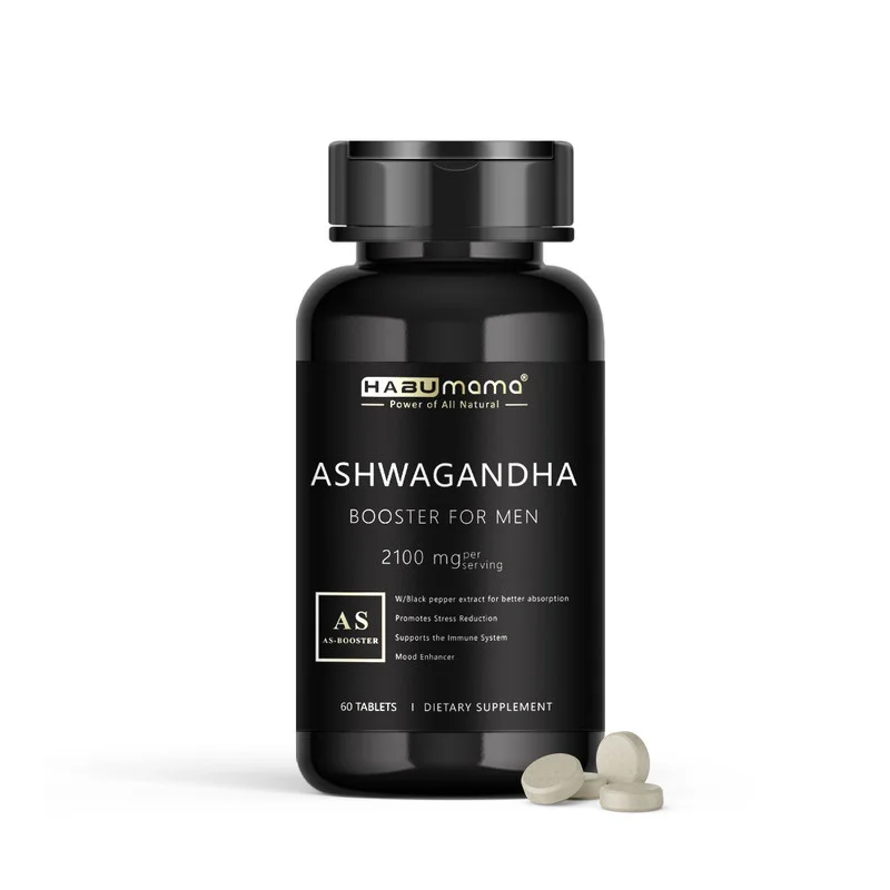 Best Ashwagandha Supplement 60 Tablets 100% Pure Non-GMo Supports Reproductive Health Natural Energizer - 2100mg Per Serving