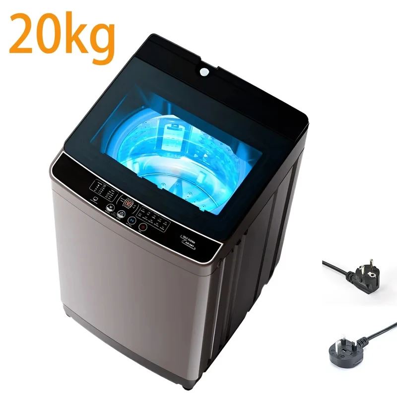 20Kg Full English Automatic Top Loading Washing New Electric Wave Wheel Eluting Hine For & Hotel Use