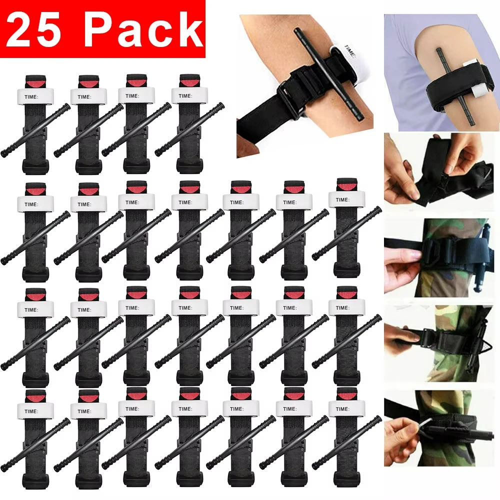 25/10/5/1Pcs Portable emergency slow-release 95CMtourniquet 