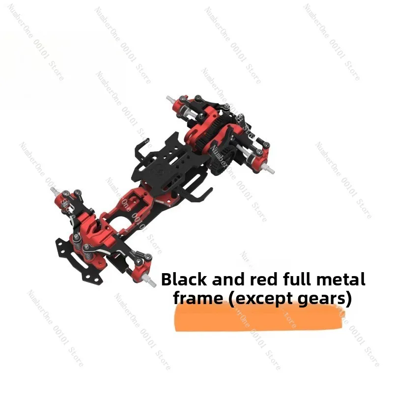 Entry Level 1/24 1/28 RC Drift Chassis, Rear Drive Metal Frame Kit, High Cost-Effective Spare Parts for Hobbyist