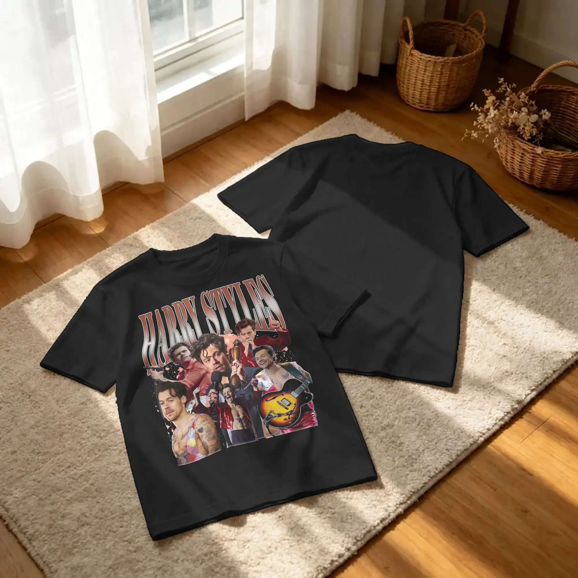 Vintage Harrys Styles House T Shirts for Men Women Cotton Vintage T-Shirts Round Collar  Tee Shirt Short Sleeve Tops Plus Size