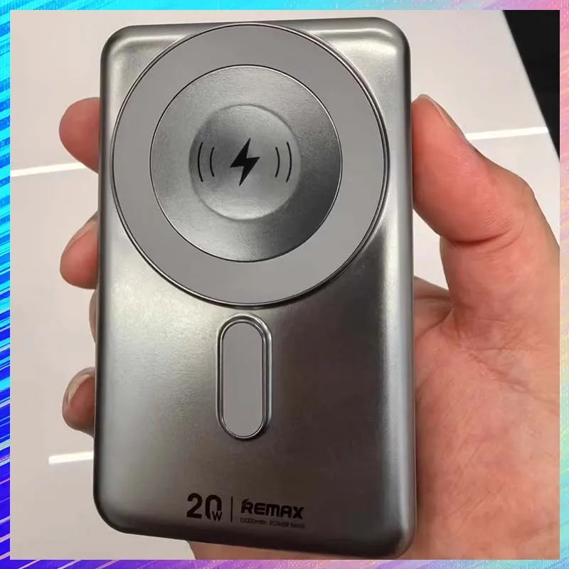 

CX-1/2 Magnetic Power Bank 5000/10000mAh 15W/20W Fast Charging Portable Emergency Charger Built-In Cable With Bracket Power Bank