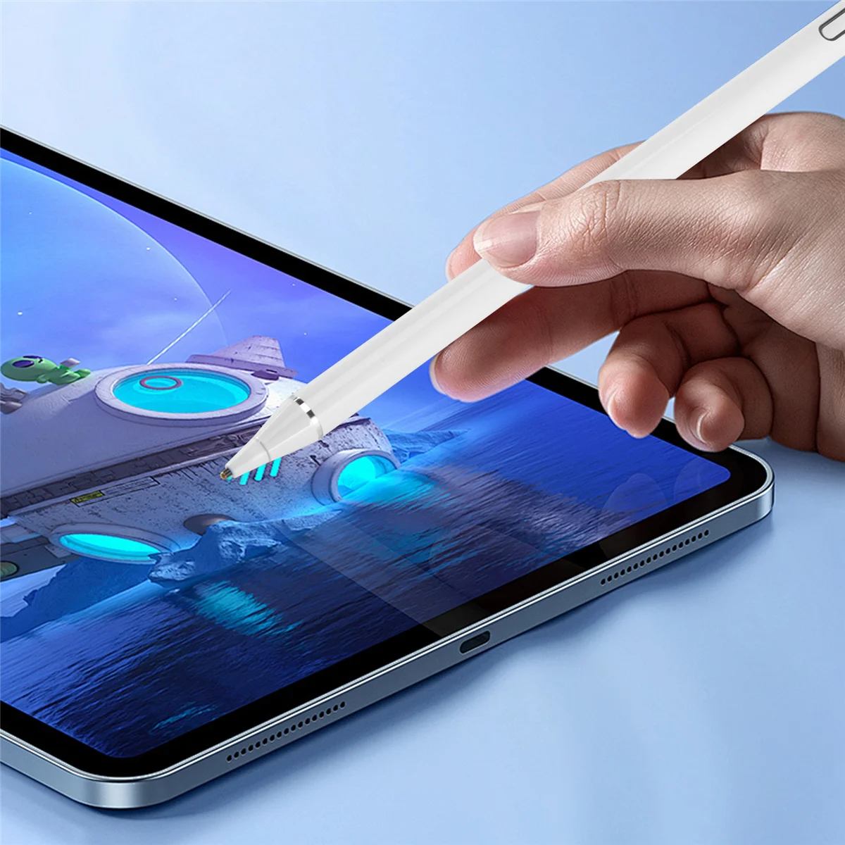 Active Capacitive Pen for iPad Pro 11 12.9 10.5 9.7 2018 2017 Active Stylus Press Pen Smart Pencil for Mini 5 4 Air 1 2 3 Tablet